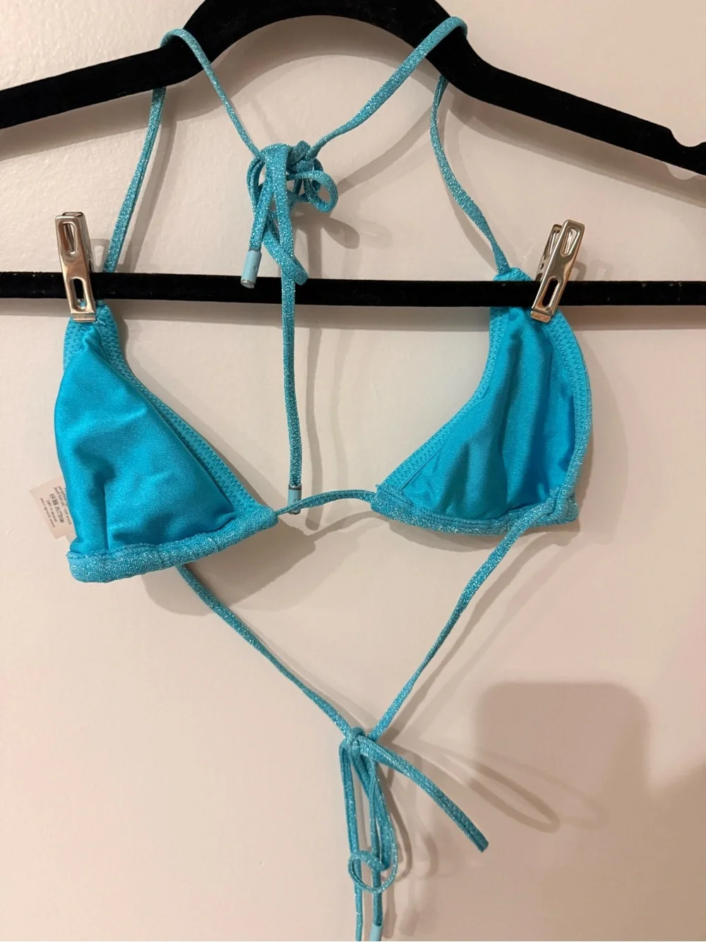 Triangl swimwear Shimmery Teal Triangle Bikini